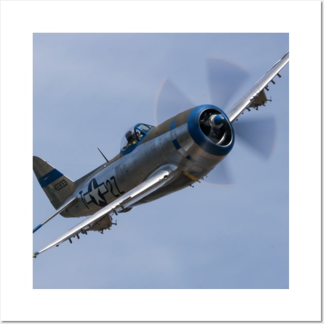 P-47D Thunderbolt Fly-By Wall Art by acefox1